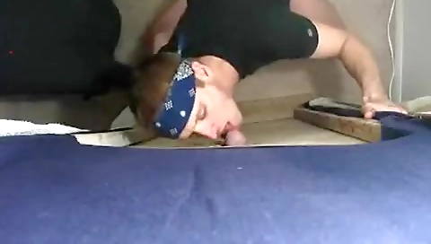 Sexy blonde dildo fuck with spor