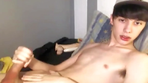 Sexy brunette hair with a dildo fuck