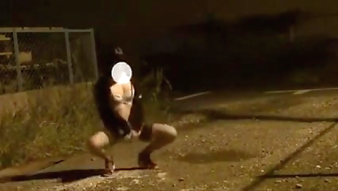 Sexy blonde slutty girl shows off her black ass