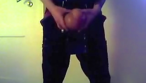 Sexy girl fucks herself with a dildo