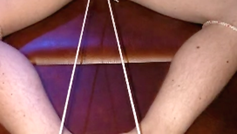 Sexy girl fucked by a dildo