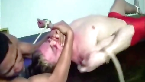 Showing and fucking his wife