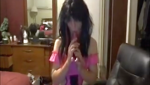 Smoking hot and cum on my face