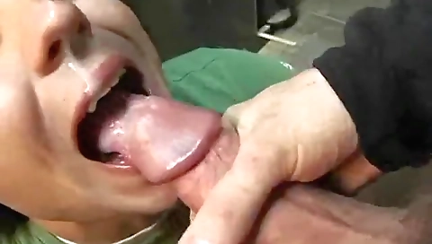 Chick with a dildo fucking