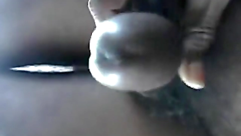 Sexy young girl masturbates with her pussy