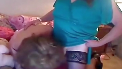 My step sister's first time with her pussy