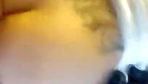 Blonde babe with huge ass gets